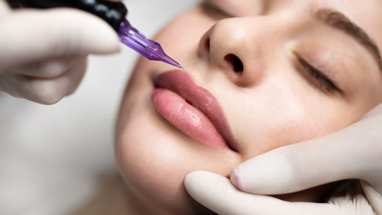 lip blush healing process